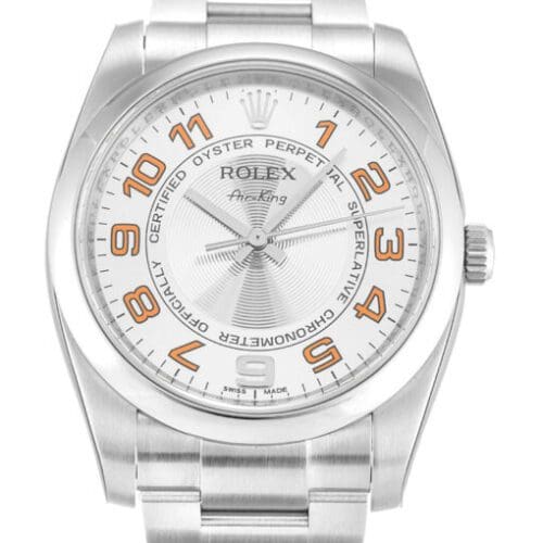 Rolex Air-King 34mm Silver Dial 114200 Super Clone